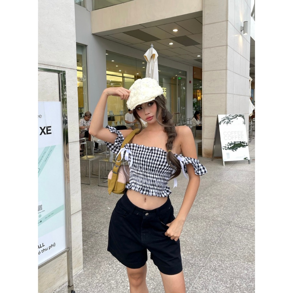 Calem Club - Quần short lửng WAIST năng động mùa hè chất Kaki Jean dáng ngắn trên gối | BigBuy360 - bigbuy360.vn