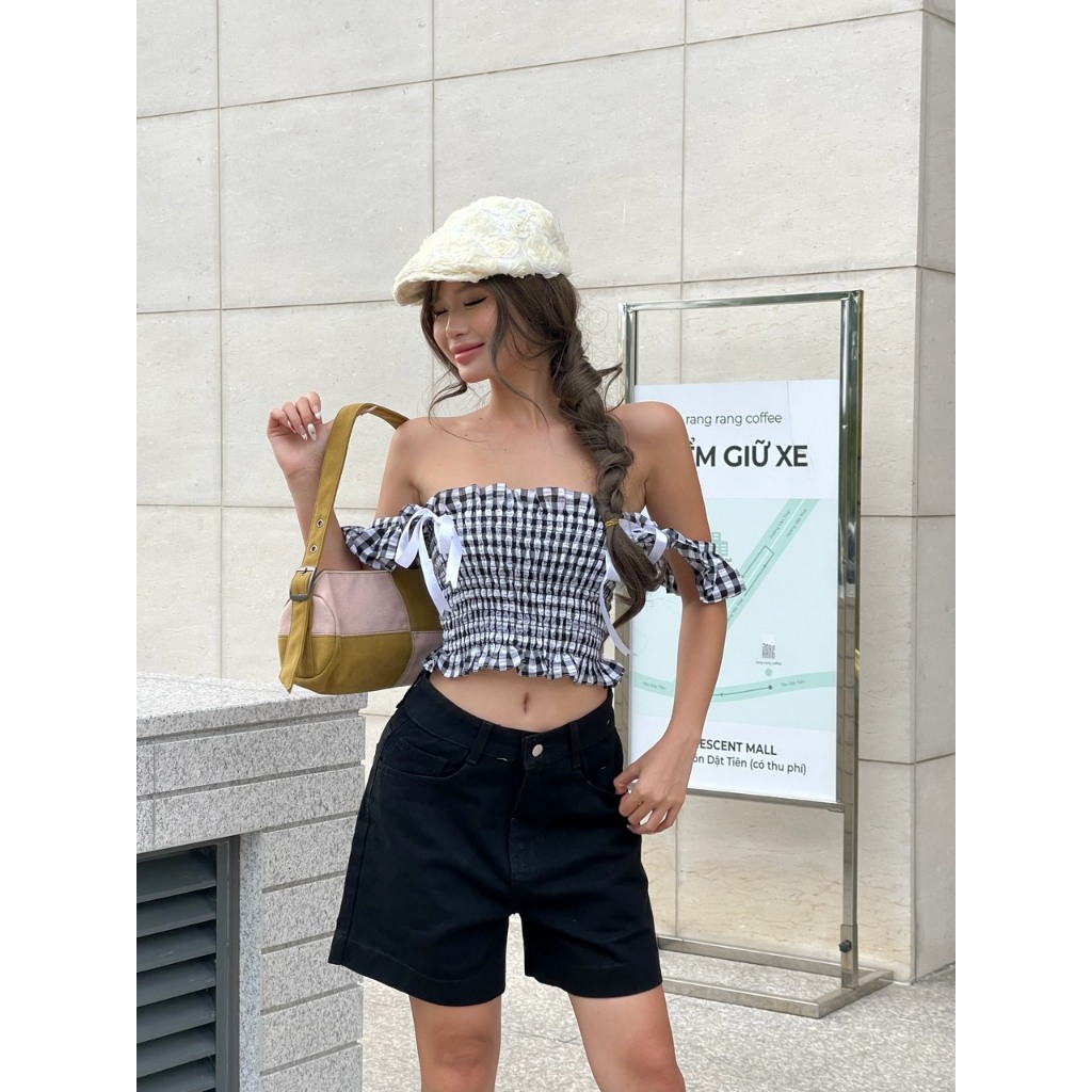 Calem Club - Quần short lửng WAIST năng động mùa hè chất Kaki Jean dáng ngắn trên gối | BigBuy360 - bigbuy360.vn