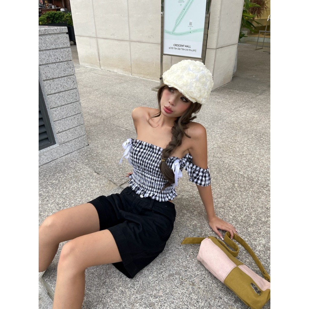 Calem Club - Quần short lửng WAIST năng động mùa hè chất Kaki Jean dáng ngắn trên gối | BigBuy360 - bigbuy360.vn