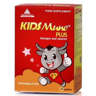 Kidsmune plus tăng cường sức đề kháng, tiêu hóa khỏe mạnh thông minh hơn Vinalink group – 30 gói/hộp