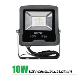 ĐÈN PHA LED 10W MPE TRẮNG, VÀNG FLD-10T