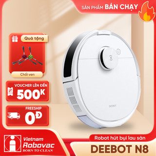 Robot hút bụi lau nhà thông minh Ecovacs Deebot OZMO N8 - Bản Quốc Tế (Chuẩn CE) _ Hàng Chính Hãng