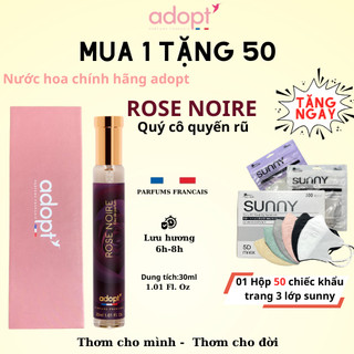 Nước hoa thuỳ tiên,nước hoa rose noire chính hãng adopt hương thơm hoa hồng lôi cuốn ngọt ngào
