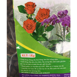 (AN TOÀN RỄ CÂY) Phân trùn quế viên nén 1kg bổ sung thêm Trichoderma phân giải xenlulo