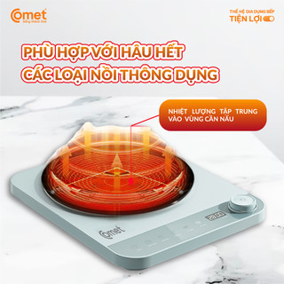[KHO HN] Bếp điện từ cảm ứng 2000W COMET - CM5468