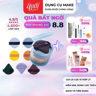 Hộp 7 Bông mút tán cushion phấn nước siêu mịn căng bóng