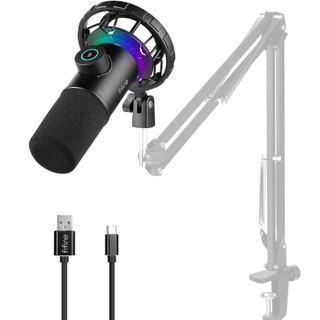 Micro FIFINE K658 RGB CỔNG USB- DYNAMIC CARDIOID MICROPHONE