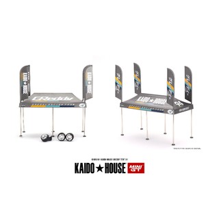  MÔ HÌNH 1:64 MINI GT - Kaido House GREDDY Tent V1 