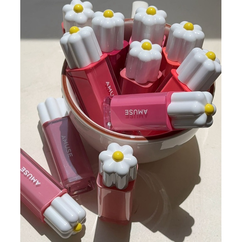 [DATE 11/2026 ] Son Tint Bóng Amuse Dew Tint Đầy Đủ Màu 1 - 10