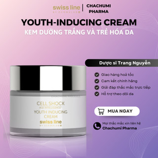 Kem dưỡng trắng và trẻ hóa da Swissline Cell Shock Youth Inducing Cream