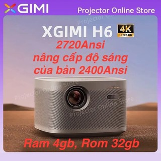 Máy chiếu xgimi h6, h6 pro, độ phân giải 4k, h6-2720ansi, h6 pro-3840ansi, nguồn sáng led + laser. shop 09846 ... 51088