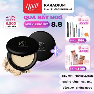 Phấn phủ nén siêu mịn Karadium Collagen Smart Sun Pact Spf50+ PA+++ Vỏ Trắng