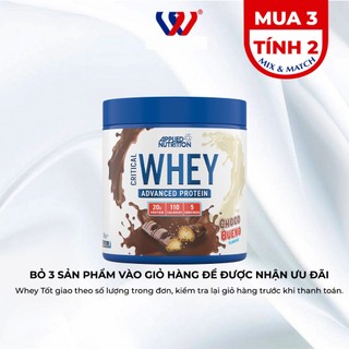 Applied Nutrition Critical Whey 150g - bột whey protein nhập khẩu chính hãng Anh Quốc