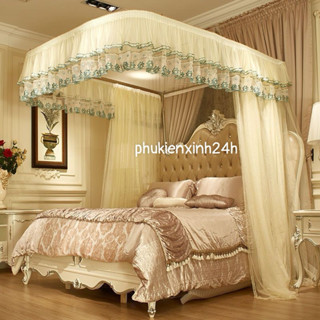 Màn/Mùng khung inox không khoan tường cao cấp A27, A29, A30 [HÀNG CÓ SẴN]