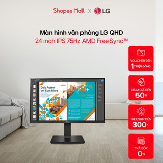  Màn hình LG 24QP550-B 238'' QHD IPS 75Hz AMD FreeSyncTM HDR10 sRGB 99% 