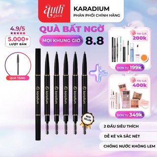 Chì Kẻ Mày KARADIUM Auto Eyebrow Pencil chống nước lâu trôi dạng vặn hai đầu