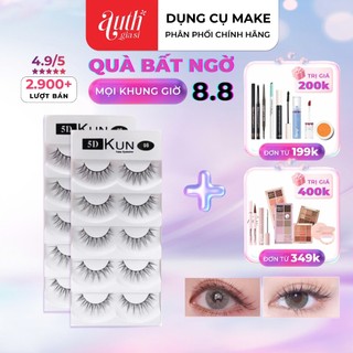 Mi chồn 5D KUN 5 đôi sợi mi tơi xịn Mã 01 siêu xinh