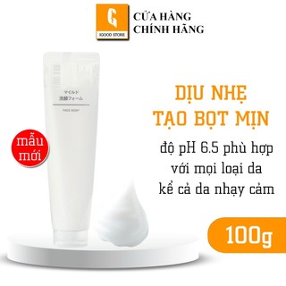 IGOOD - Sữa rửa mặt Muji Face Soap Nhật Bản 100g