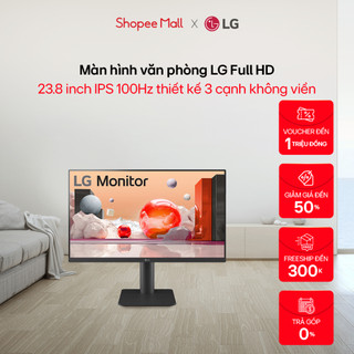 Màn hình lg ips 23.8''full hd 100hz 24ms550-b thiết kế 3 cạnh không viền