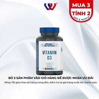 Applied Nutrition Vitamin D3 3000iu 90 viên