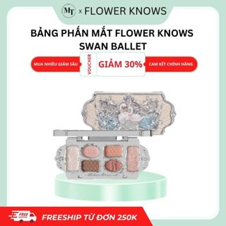 Bảng Phấn Mắt FLOWER KNOWS SWAN BALLET Màu Chuẩn Hiệu Ứng Mịn Màng Lâu Trôi 6.5g | MT MAKEUP STORE