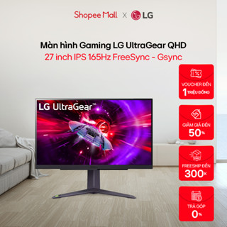 Màn Hình Gaming LG UltraGear 27GR75Q-B 27 inch - QHD - IPS - 165Hz - FreeSync - Gsync
