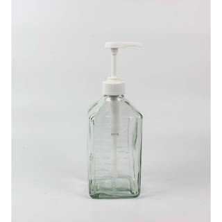 Bình đựng siro bằng nhựa thủy tinh có vòi pump định lượng 10ml 1 lần bơm