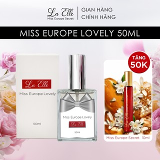 Nước hoa nữ La Elle Lovely Eau de Parfum chai 50ml - Gợi cảm và rực rỡ