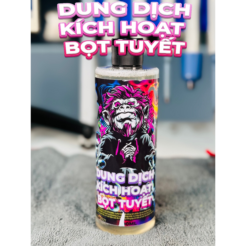 Chai Dung Dịch Kích Hoạt Bọt Tuyết Siêu Bọt Chính Hãng Sprayking 500ml dành cho xà bông có chạm.