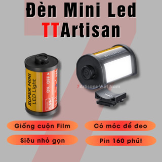 Đèn Led trợ sáng TTArtisan Super Mini Led Light , thiết kế giống cuộn film 135mm - Trang trí máy ảnh, p.in 16 giờ Type C