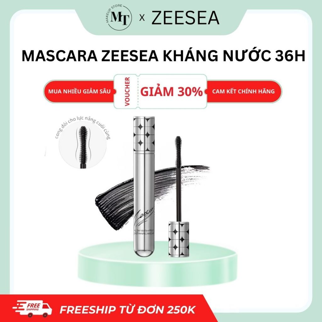 Mascara ZEESEA kháng nước lâu trôi 36h chống nhòe chuốt mi cong vút và dài hơn| MT MAKEUP STORE