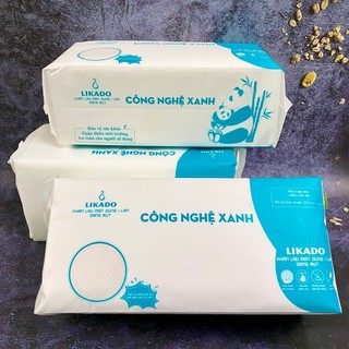  KHĂN LAU MẶT 80 TỜ  GÓI LIKADO SIZE 20 X 20 CM DẠNG RÚT dùng 1 lần tiện lợi 