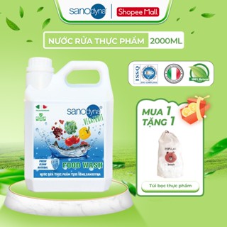 Nước Ngâm Rửa Rau Quả Thực Phẩm Sinh Học Sanodyna Food Wash An Toàn Can Chiết 2L - VỆ SINH BẾP