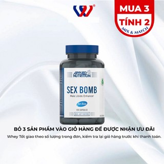 Viên uống Applied Nutrition Sex Bomb For Him, 120 Capsules nhập khẩu Anh - Whey Tốt