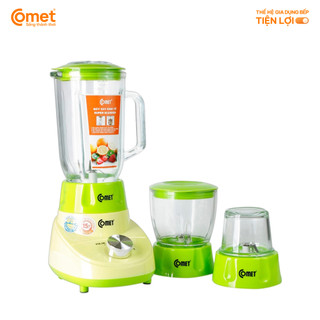[Có hỏa tốc TPHCM ] Máy xay sinh tố 3 cối 1,25L COMET - CM9978