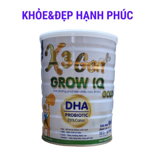 Sữa x3 gon grow iq dinh dưỡng phát triển chiều cao, trí não – 900 gr/hộp