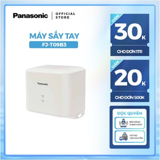 Máy sấy tay không khay nước panasonic fj-t09b3 màu trắng, công suất 650w-1020w - không gồm phí lắp