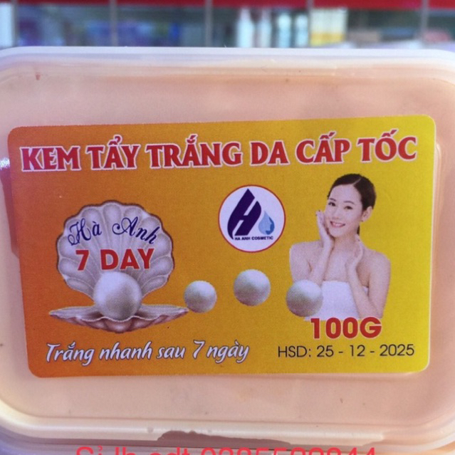 Kem tẩy trắng da 7Day
