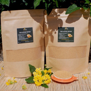 [Tặng viên gừng] Túi Giấy Trà Gừng Gió Ít đường Nhà Chạm Vị - Nấu Bếp Củi Cốt Gừng & Đường Phèn 10%.