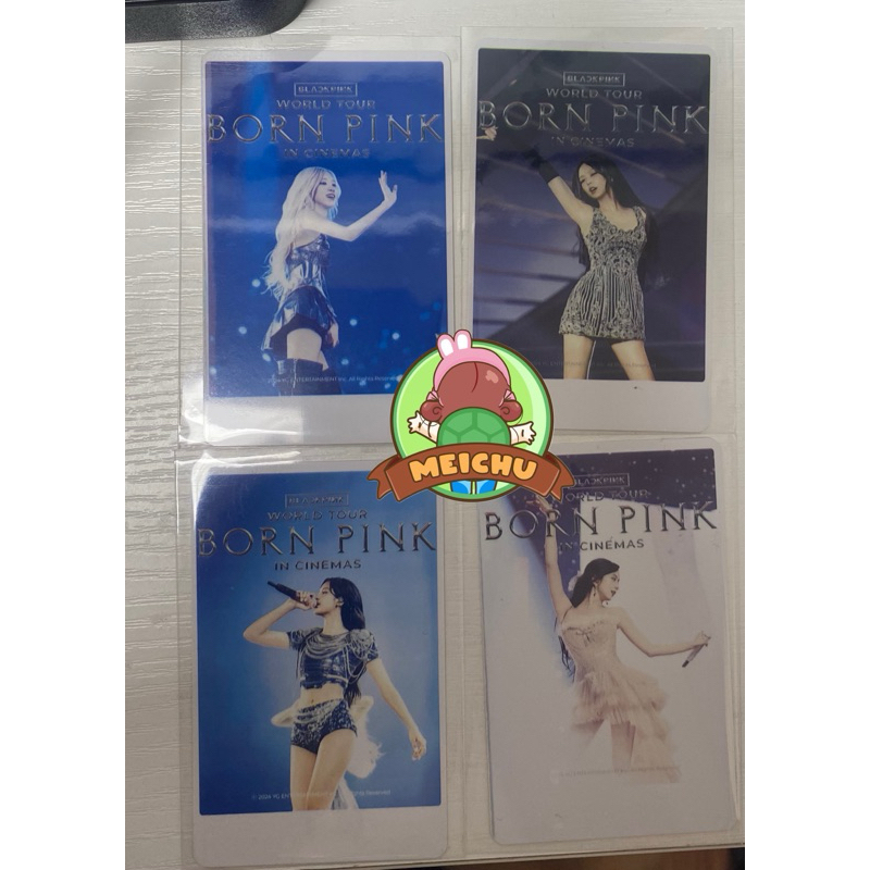 [HÀNG CÓ SẴN] [OFFICIAL]  BST THẺ BO GÓC BLACKPINK PHOTOPLAY CGVKOREA CHẤT CARD CỨNG ĐẸP (JENNIE/JIS