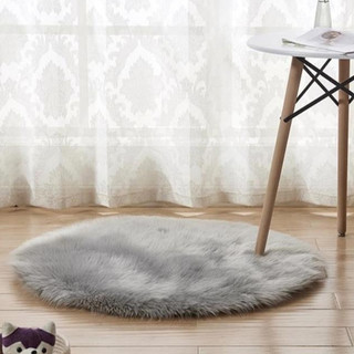 Thảm Lông Chụp Hình - Thảm Tròn siêu cute