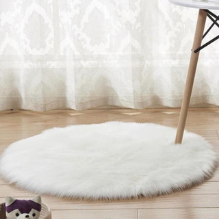 Thảm Lông Chụp Hình - Thảm Tròn siêu cute
