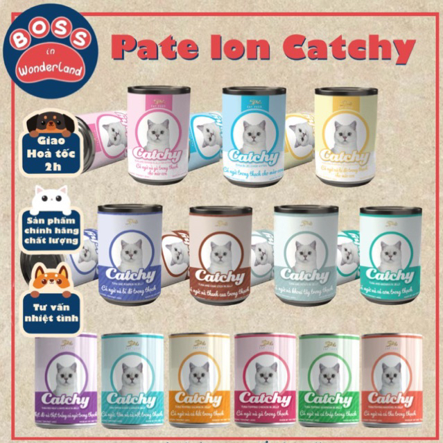 Pate lon Catchy 400g cho mèo