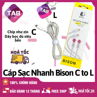 Cáp Sạc Nhanh Bison C To L Chính Hãng - Bảo Hành 12T