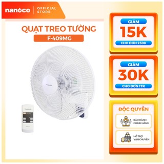 Quạt treo tường panasonic f-409mg/ f-409mb màu trắng ngà, màu xanh công suất 51w