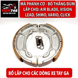 Má phanh cơ, bố thắng đùm cho air blade, vision, lead, pcx, sh mode, vario, và các mẩu xe tay ga hd khác