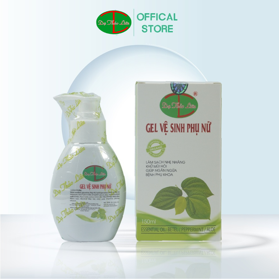 Gel vệ sinh phụ nữ T L Dạ Thảo Liên 150ml thành phần tự nhiên giúp khử mùi hôi, kháng nấm phổ rộng