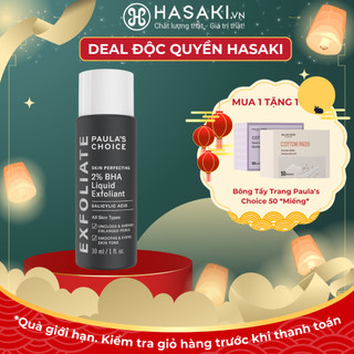 [MUA 1 TẶNG 1 - SỐ LƯỢNG GIỚI HẠN] Dung Dịch Tẩy Da Chết Paula’s Choice 2% BHA 30ml Hasaki Sản Phẩm Chính Hãng