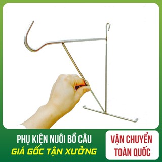 Móc treo lồng chim gắn tường TÍN NGHĨA, Móc treo tường lồng chim chất liệu inox, Phụ kiện lồng chim