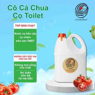 Nước Tẩy Bồn Cầu Hữu Cơ Cô Cà Chua Yêu Nước 4l Sạch Thơm Sát Khuẩn Hương Tươi Mát Từ Sả Chanh
